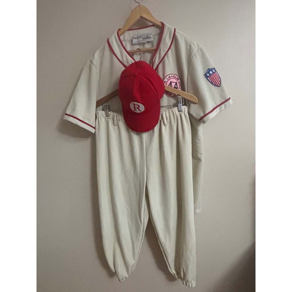 Jimmy Fun Costumes A League of Their Own Rockford Peaches Baseball Uniform Set L